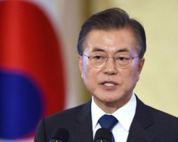 Cənubi Koreya lideri Tramp-Kim Çen In görüşünə qoşula bilər