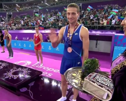 Avropa Oyunları: gimnastımız medal qazandı! - YENİLƏNİB - CANLI YAYIM