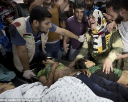 İsrailin Ramazan VƏHŞİLİYİ - 10 uşaq öldü - Fotolar