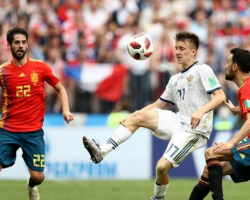 Rusiya millisi penalti seriyasında İspaniyanı məğlub edərək mundialın dörddəbir finalına adlayıb