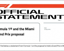 Formula 1 Mayami Qran-Prisi 2020-ci ildə keçiriləcək