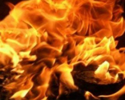 Sabirabadda məscid yandı - VİDEO