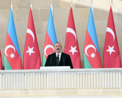 Prezident İlham Əliyev: Gün gələcək Azərbaycanın dövlət bayrağı hələ də işğal altında olan torpaqlarda qaldırılacaqdır