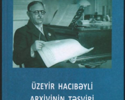 Üzeyir Hacıbəylinin şəxsi arxivinin təsviri çapdan çıxıb