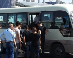 Sumqayıt avtobuslarının istiqaməti dəyişdirildi - VİDEO