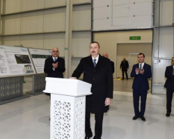 Prezident İlham Əliyev Sumqayıt Kimya Sənaye Parkında olub