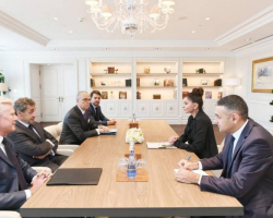 Azərbaycanın Birinci vitse-prezidenti Mehriban Əliyeva Fransanın sabiq Prezidenti Nikola Sarkozi ilə görüşüb 