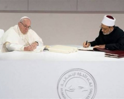 Roma Papası və Əl-Əzhar Baş imamı insanların qardaşlığına dair sənəd imzalayıblar