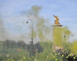 Fransa DİN: “Sarı jiletlər” etiraz aksiyasının 14-cü aktında 41 min 500 nümayişçi iştirak edib