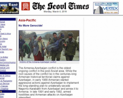 “The Seoul Times”: İşğalçılar Xocalını məhv etdilər və dinc əhaliyə xüsusi qəddarlıqla divan tutdular