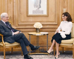 Birinci vitse-prezident Mehriban Əliyeva “Rothschild Global Financial Advisory” şirkətinin rəhbəri ilə görüşüb