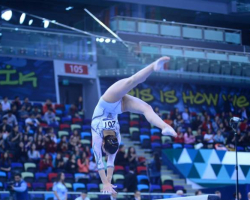 Bakıda idman gimnastikası üzrə Dünya Kubokunda ikinci yarış günü başladı