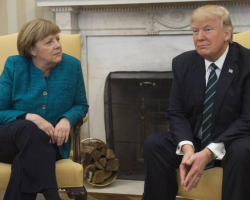 Merkel və Tramp telefon danışığı aparıb