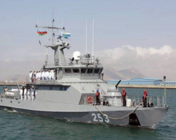Qazaxıstanın hərbi gəmisi Bakıya gəlib 