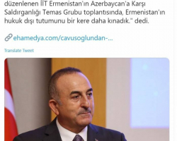 Türkiyə Ermənistanın işğalçılıq siyasətini növbəti dəfə qınayıb