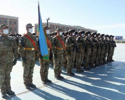 Azərbaycan Ordusunun parad heyəti Moskvaya yola düşdü