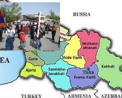 Ermənilərlə gürcü polislər arasında silahlı toqquşma
