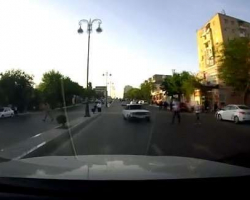“Avtoş”luq videosu yayılan maşını yol polisi saxladı - VİDEO