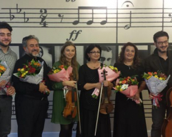 İtalyan tenor “ADA” Universitetində klassik Azərbaycan musiqilərini ifa etdi