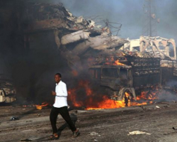  Somalidə yük avtomobilinin partladılması nəticəsində ölənlərin sayı 189-a çatıb 