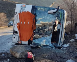 Türkiyədə avtobus qəzası nəticəsində 29 azərbaycanlı yaralanıb