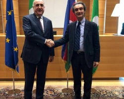 Elmar Məmmədyarov İtaliyanın Lombardiya Regionunun prezidenti ilə görüşüb