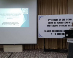“MDB ölkələrində İslam təhsili” adlı beynəlxalq konfrans keçirilib