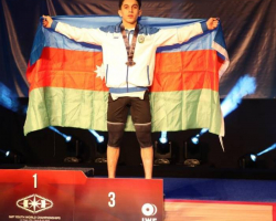 Ömər Cavadov dünya birinciliyində bürünc medal qazanıb