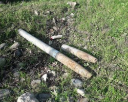 Ağstafa rayonunda 2 ədəd raket tapılıb