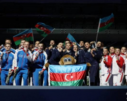 Aerobika gimnastikası üzrə Avropa çempionatı: Azərbaycanın aerodans komandası qızıl medal qazanıb