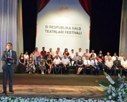 III Respublika Xalq Teatrları Festivalı başa çatdı