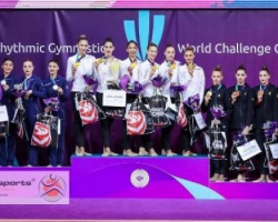 Bədii gimnastlarımız “Challenge” seriyasına aid dünya kuboku yarışlarında 3 medal qazanıblar