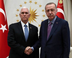 Türkiyə Prezidenti Ankarada ABŞ-ın vitse-prezidenti ilə görüşüb