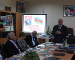 AMEA-nın Tarix İnstitutunda ulu öndər Heydər Əliyevin xatirəsi anılıb