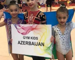 Balaca gimnastımız Mina Abbasova bir ayda dördüncü medalını qazanıb