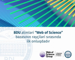 BDU alimləri “Web of Science” bazasının rəyçiləri sırasında ilk onluqdadır