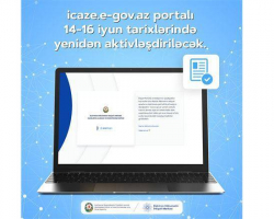 İcaze.e-gov.az portalı yenidən fəaliyyətə başladı