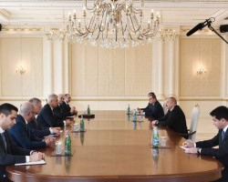 Prezident İlham Əliyev Slovakiyanın xarici və Avropa işlər nazirinin başçılıq etdiyi nümayəndə heyətini qəbul edib