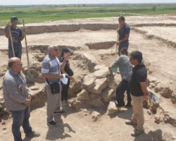 Qızıl təpə abidəsində arxeoloji tədqiqatlar davam edir