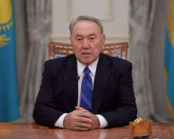 Nursultan Nazarbayev xalqa müraciət edib